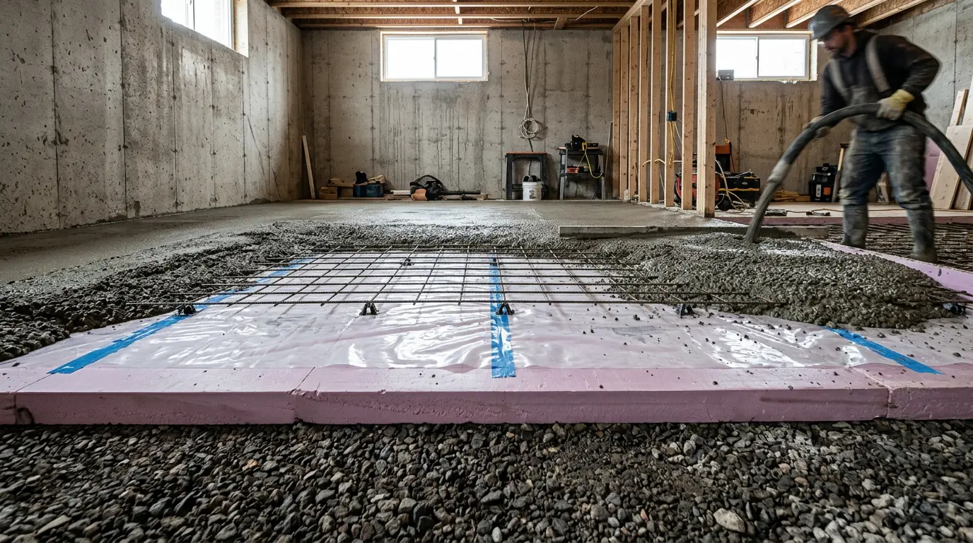 Comment isoler votre dalle de béton au Québec pour un plancher enfin chaud