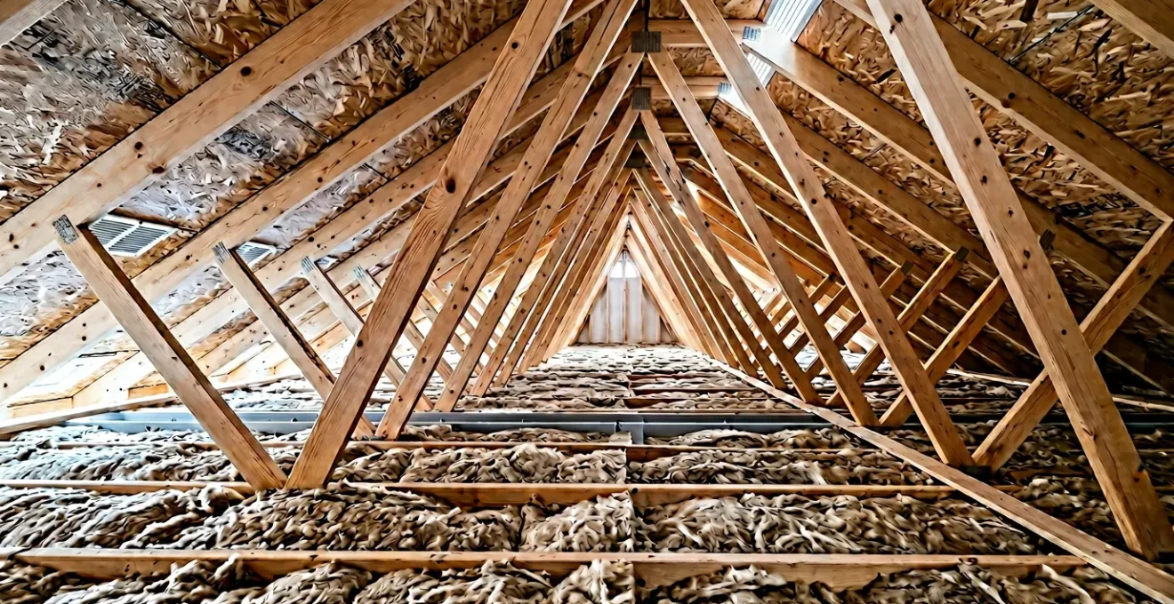 Entretoit bien ventilé avec systeme soffite faite en climat hivernal quebecois